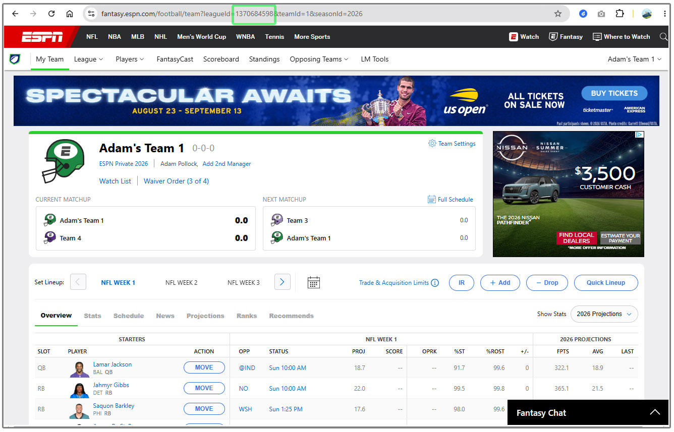 ESPN desktop step 1 of 5